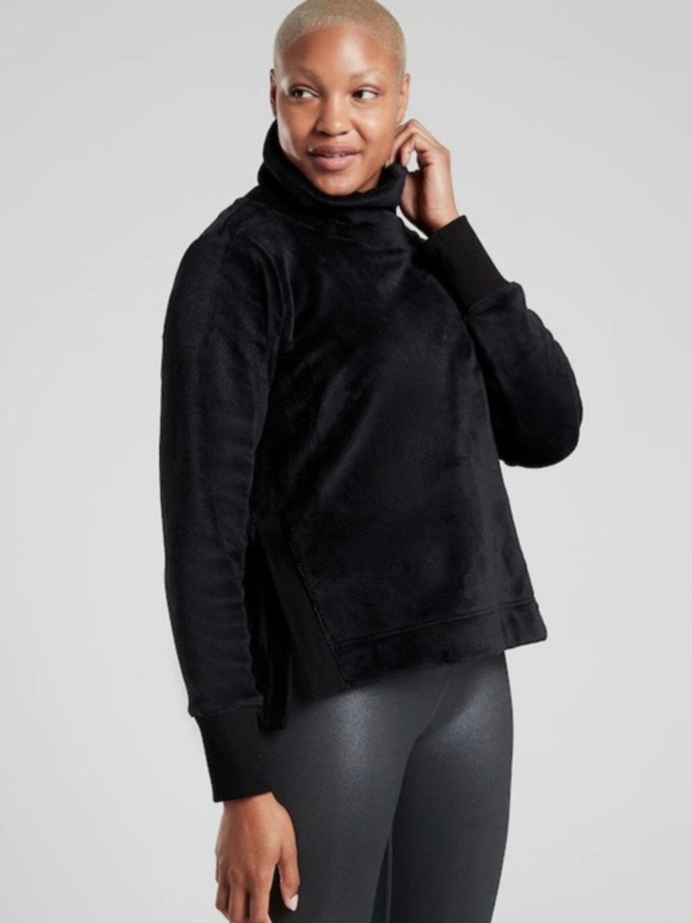 Athleta Double Cozy Karma Sweater Size XS RN 54023